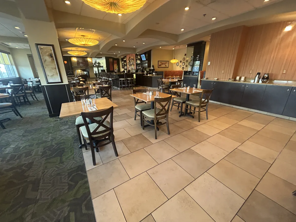 Commercial kitchen line documented during a restaurant equipment appraisal