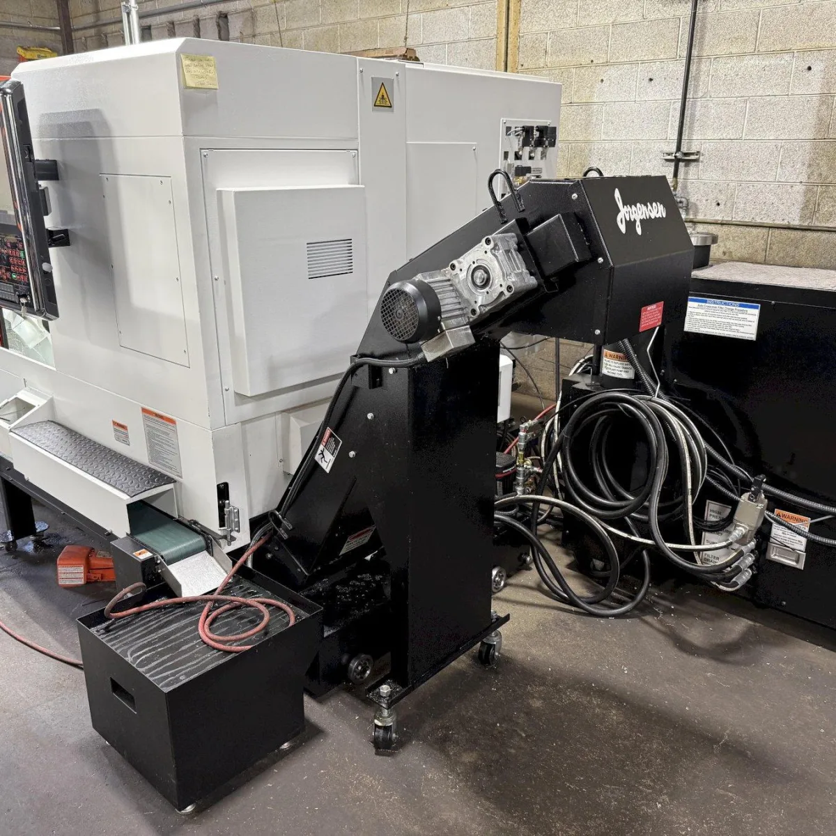 Mazak CNC turning center documented during a machine-shop equipment appraisal