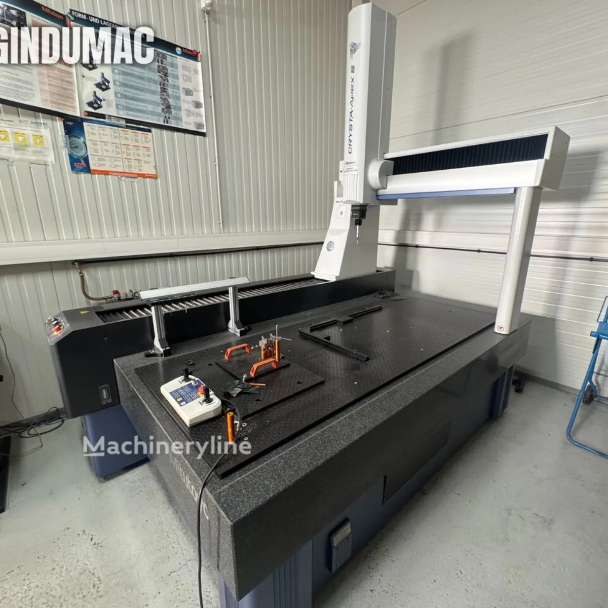 Mitutoyo coordinate measuring machine documented during a precision manufacturing equipment appraisal