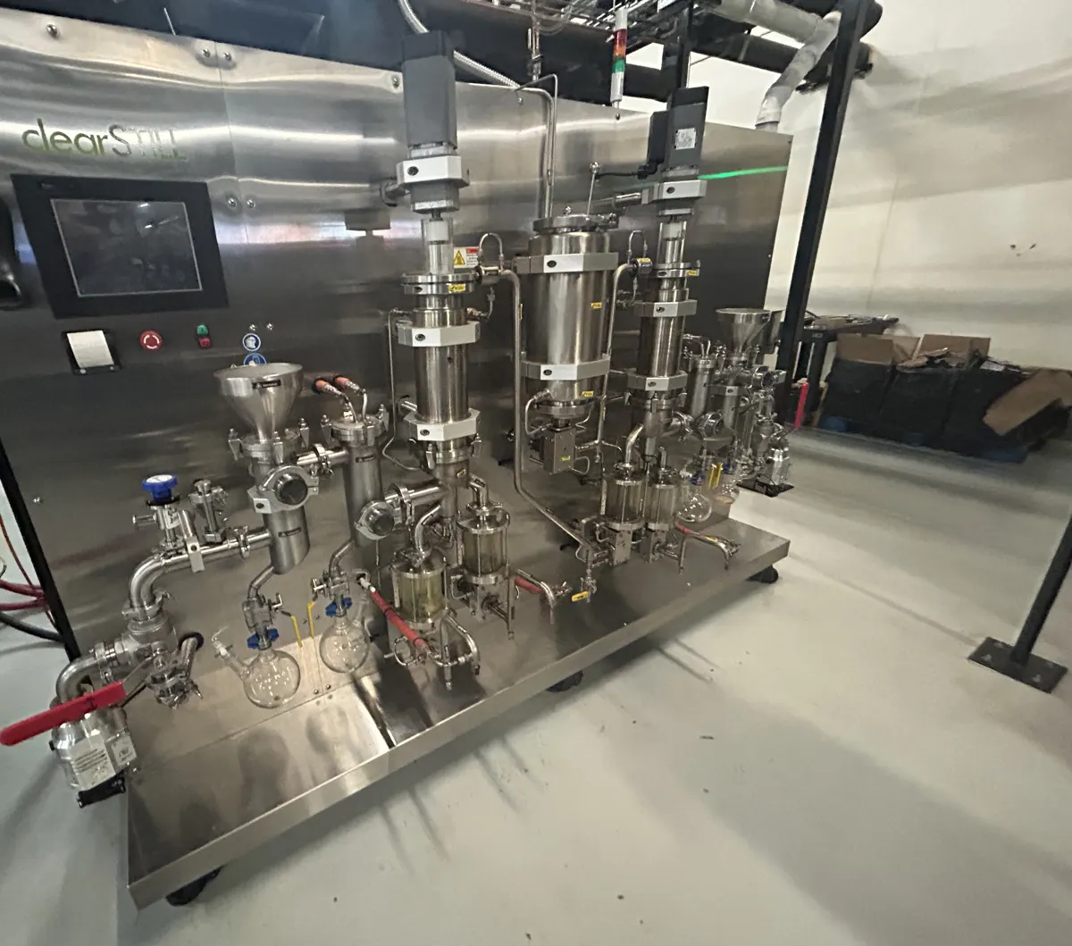 Stainless process equipment documented during a plant equipment appraisal